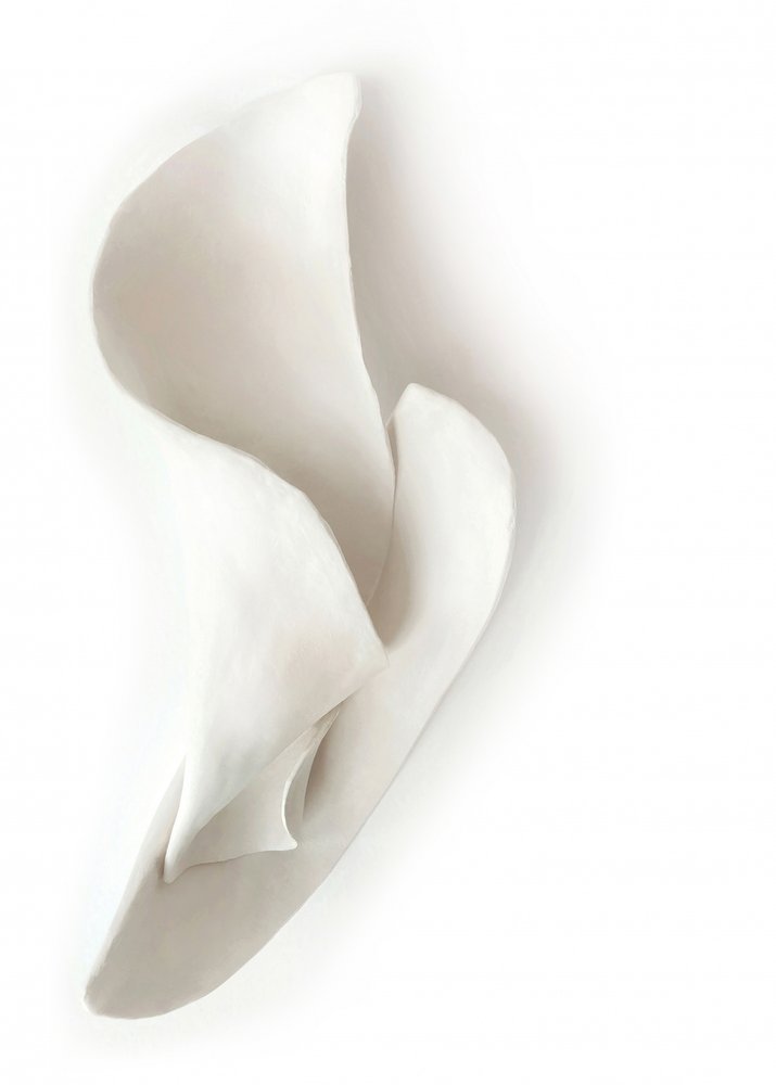 Elegante escultura floral de Jenja Braun