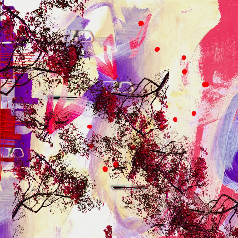 Ramas abstractas llenas de colorido de Jenja Braun