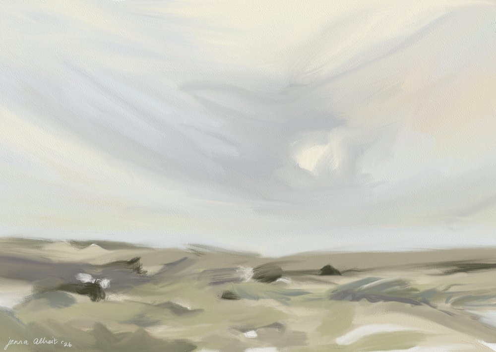 Paisaje de cielo sereno de Jenna Alheit