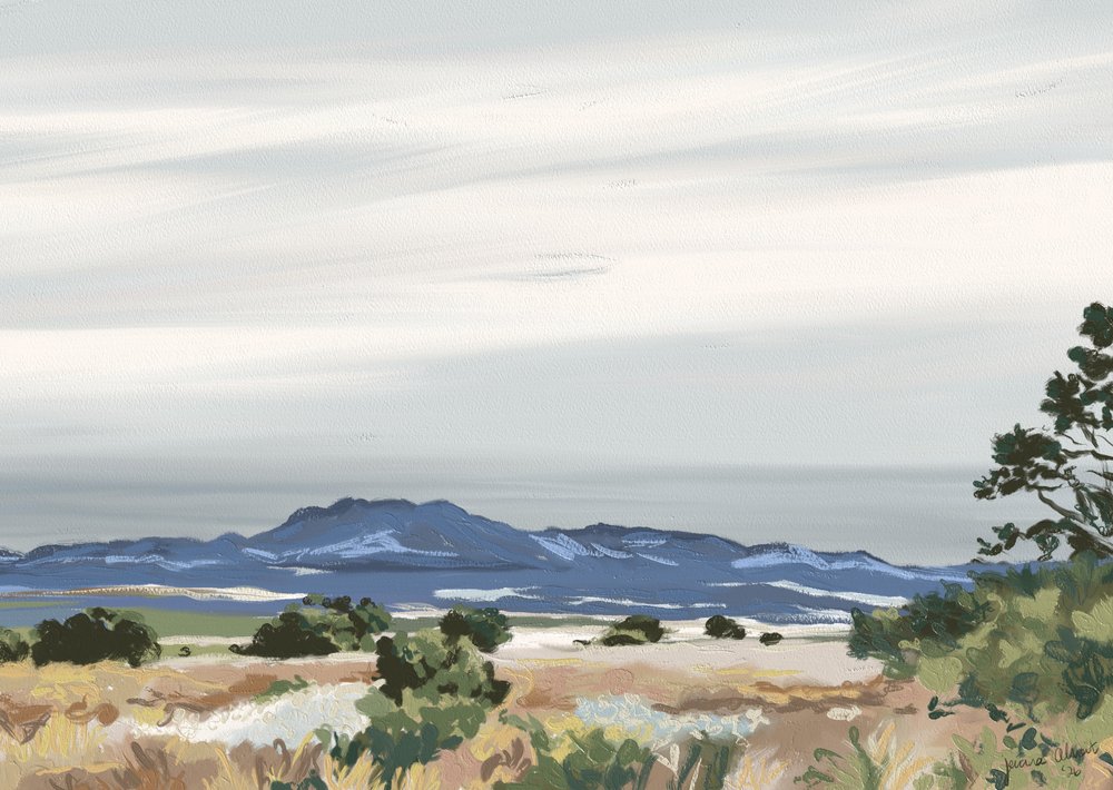 Vastas montañas desérticas de Jenna Alheit
