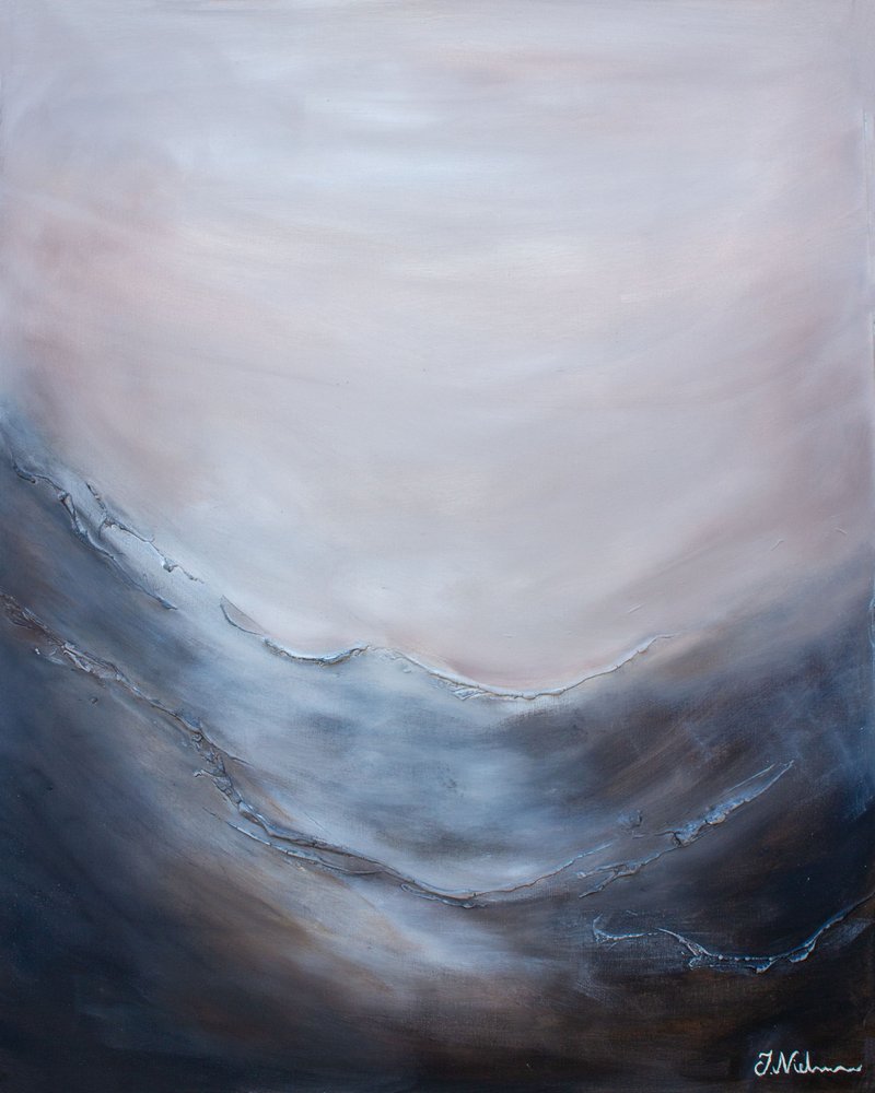 Horizonte marítimo brumoso de Jenny Nielsen
