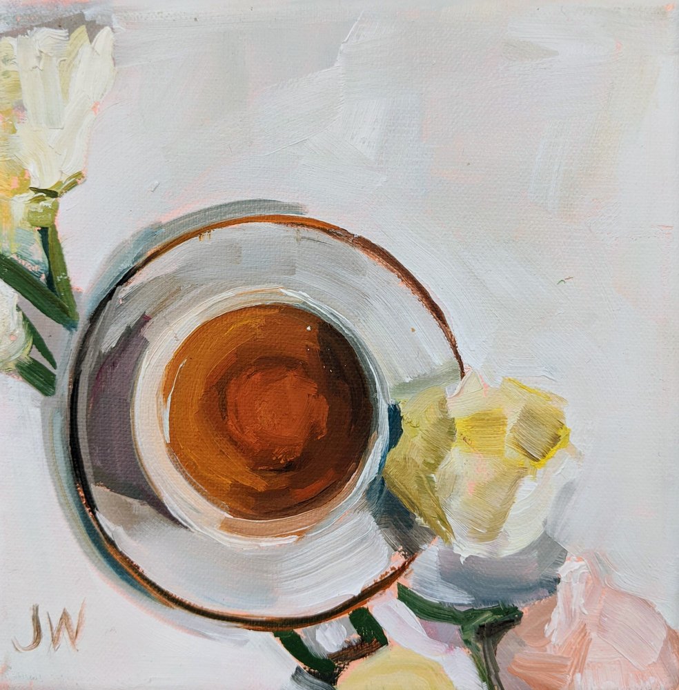 Flores y té de Jenny Westenhofer