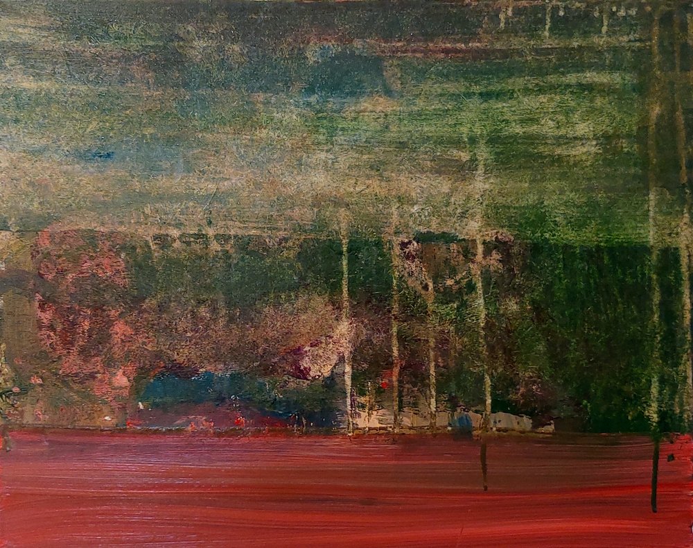 Paisaje forestal abstracto de Joackim Schou Dahle