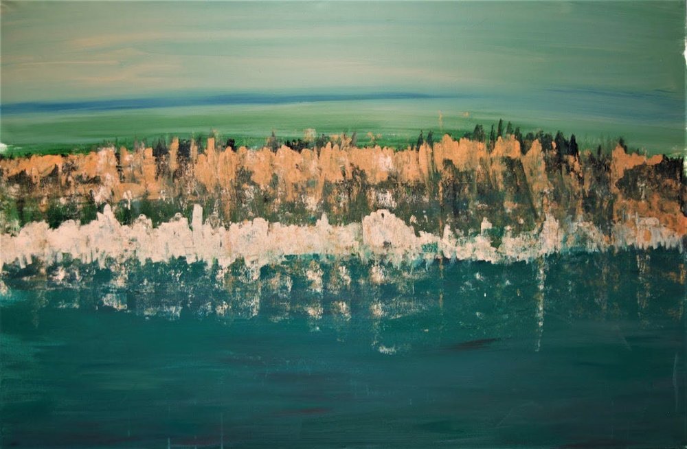Reflejo del bosque verde de Joackim Schou Dahle