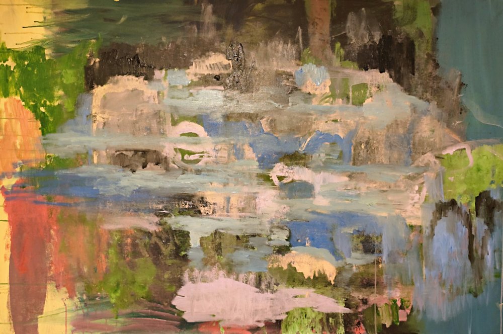Paisaje acuático abstracto y sereno de Joackim Schou Dahle