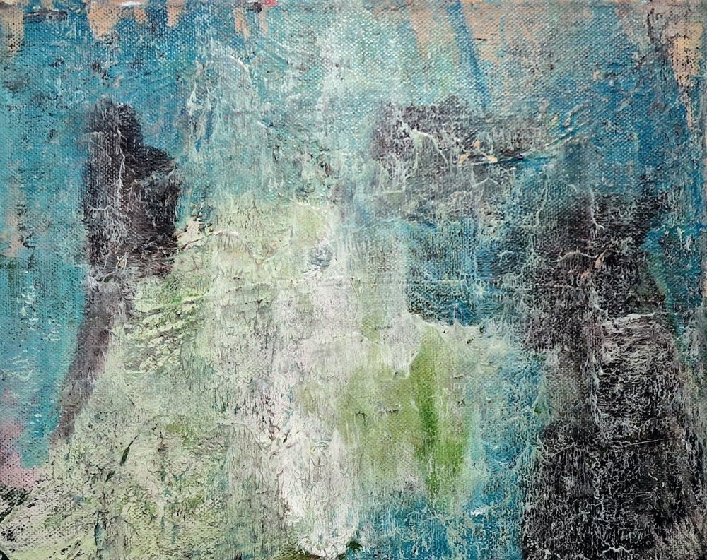 Azul verdoso con textura de Joackim Schou Dahle
