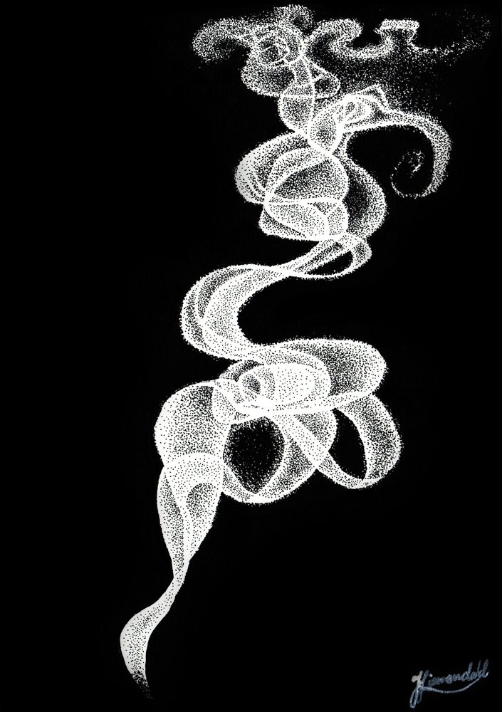 Elegante flujo de humo de Johan Liewendahl