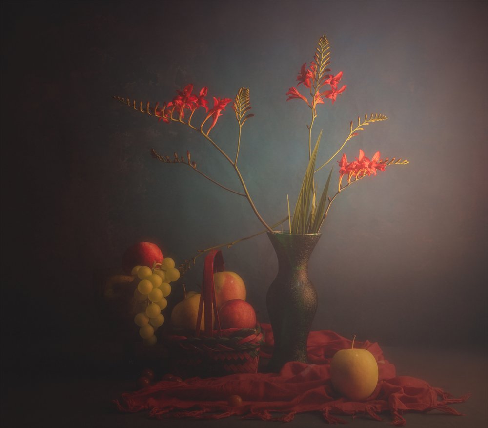 Flores y frutas clásicas de John-Mei Zhong