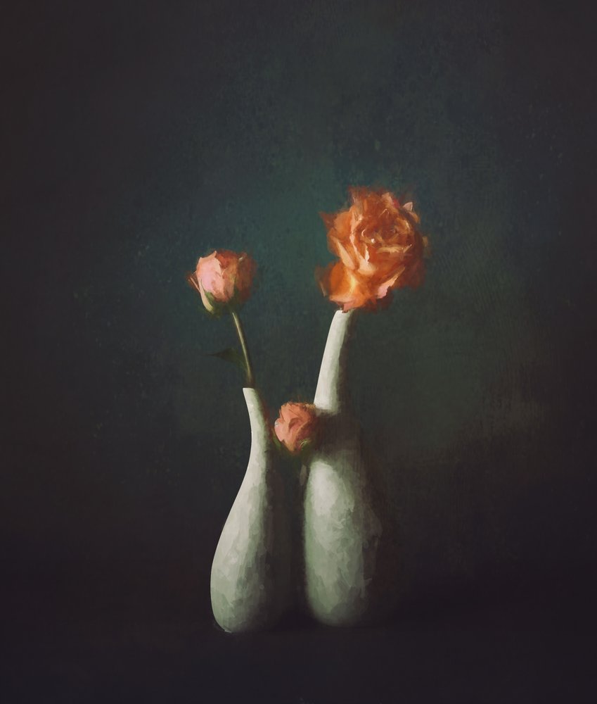 Jarrones «Moody Rose» de John-Mei Zhong