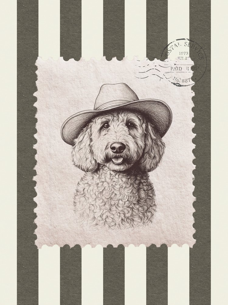 Sombrero de vaquero Goldendoodle de Jolly and Dash