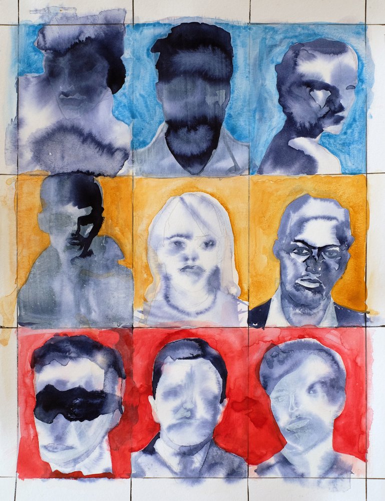 Colección «Rostros abstractos» de Joshua Hoskins