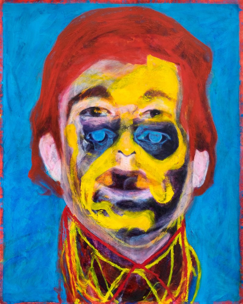 Retrato abstracto a todo color de Joshua Hoskins
