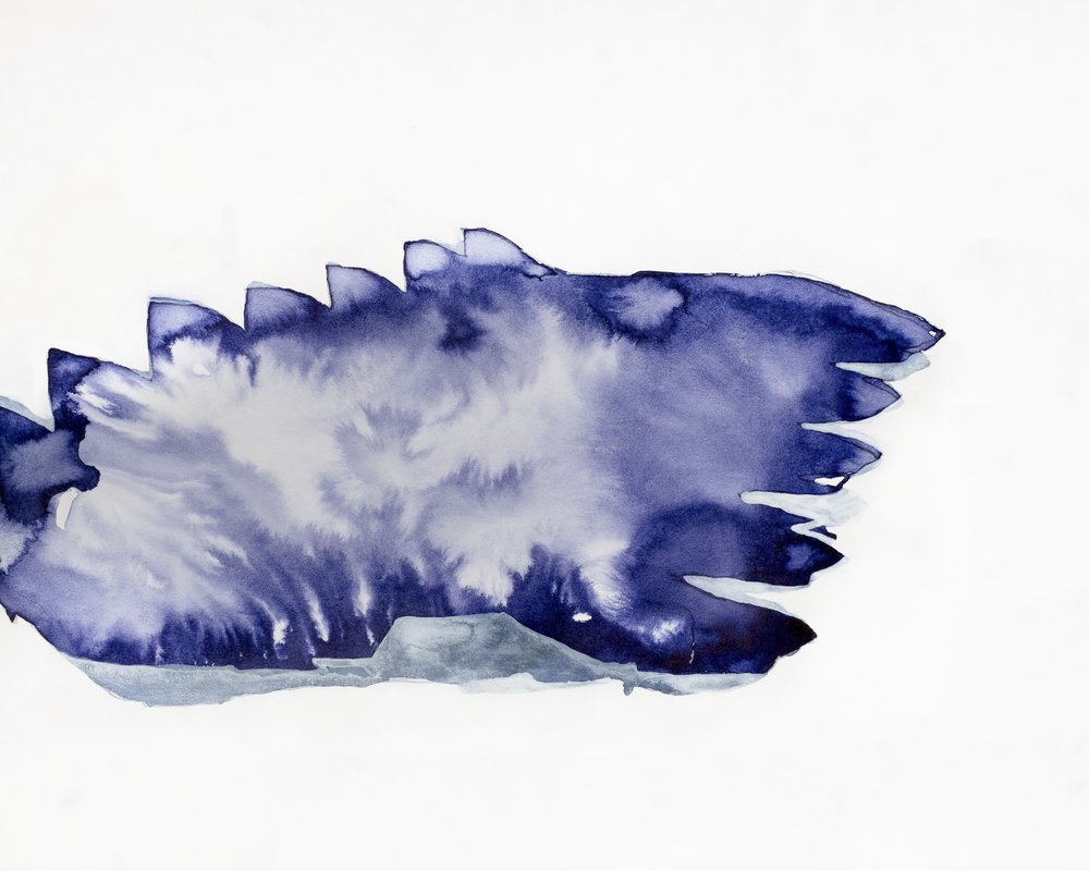 Abstracción azul intenso de Joshua Hoskins