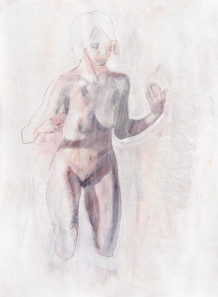 Figura desnuda etérea de Joshua Hoskins