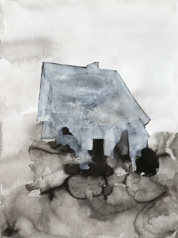 La casa gris solitaria de Joshua Hoskins