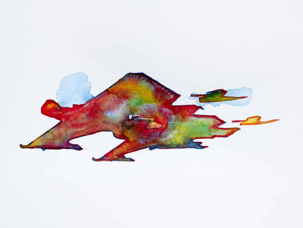 Flujo abstracto vibrante de Joshua Hoskins