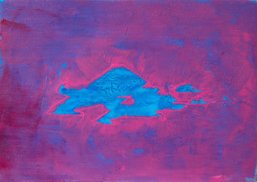 Paisaje abstracto lleno de colorido de Joshua Hoskins
