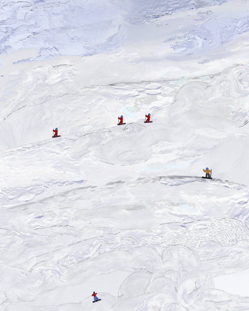 Deriva glaciar de Josie George
