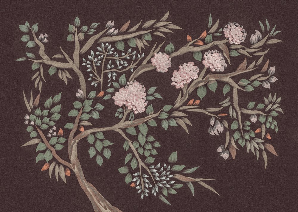 Árbol de flores rosas de Josie George
