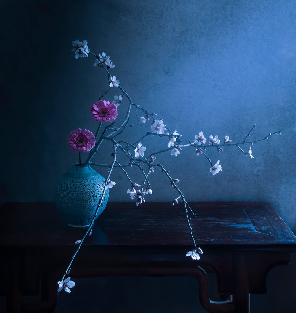 Elegancia floral oscura de Judy Tseng