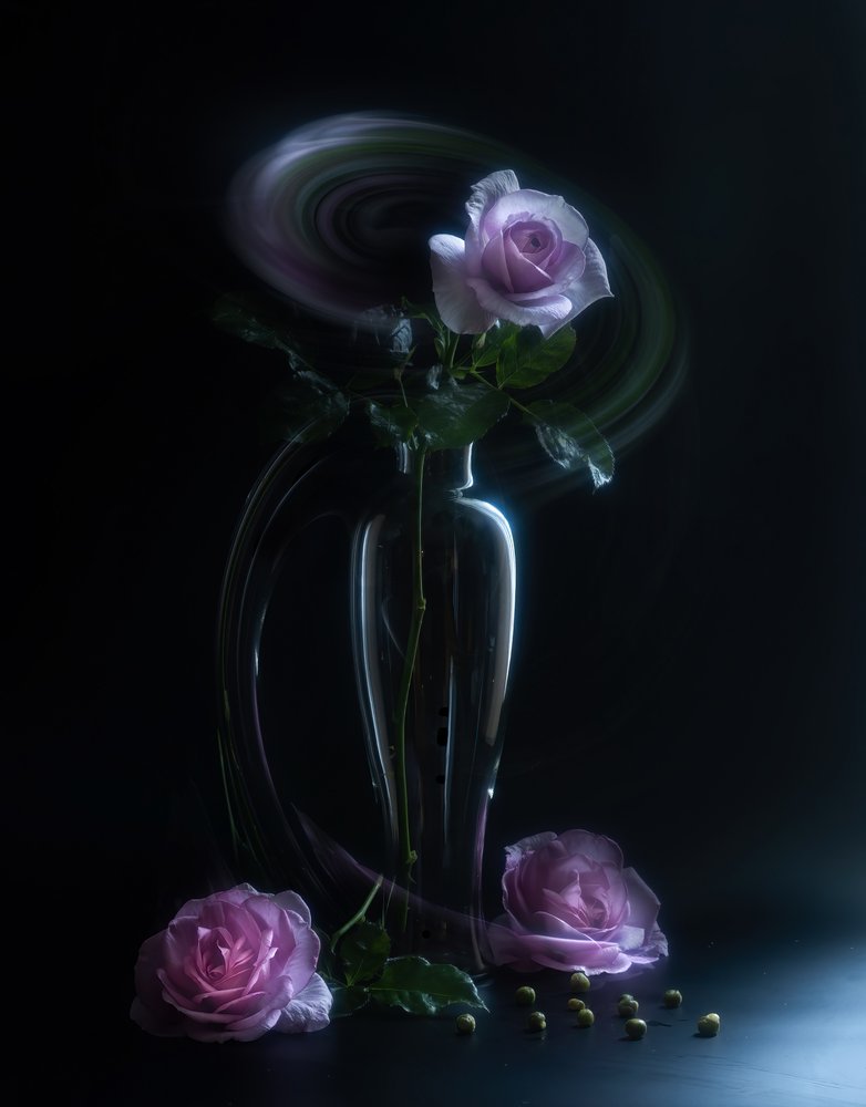 Jarrón «Ethereal Rose» de Judy Tseng