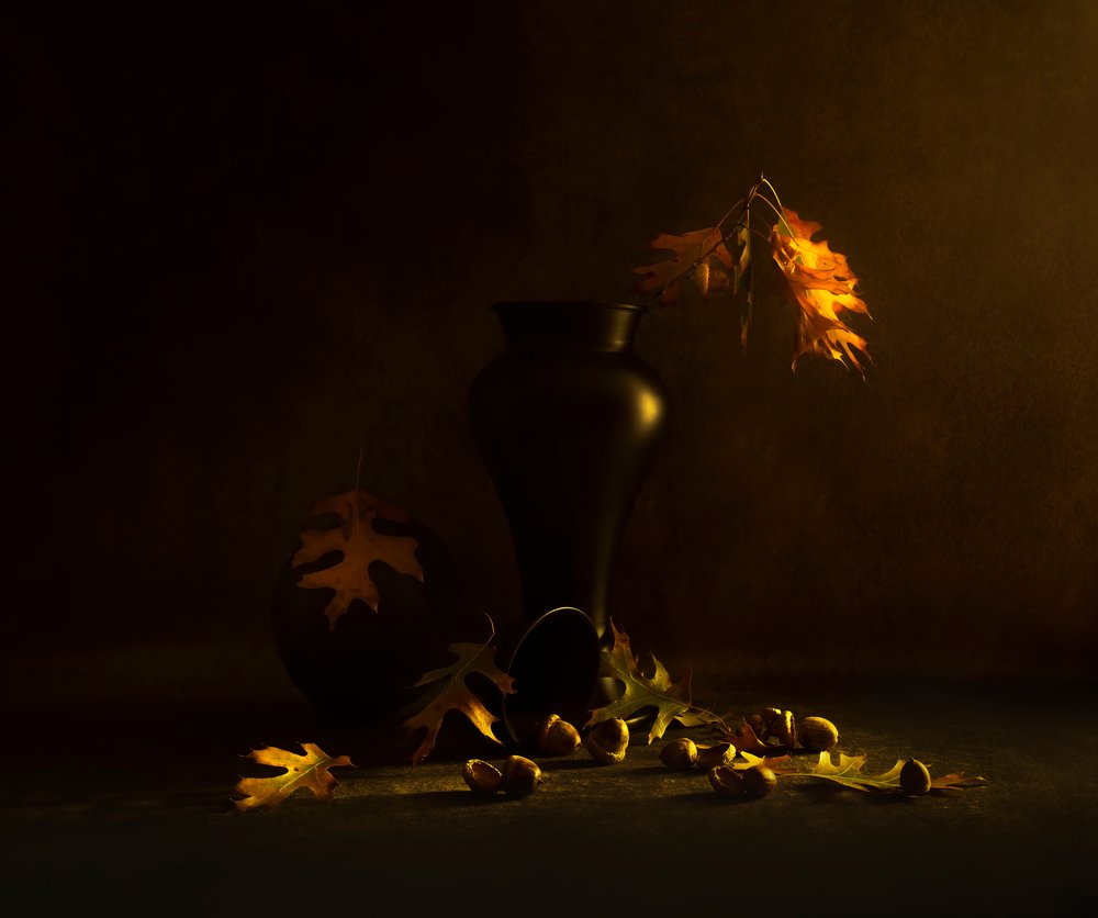 Bellotas de otoño dorado de Judy Tseng