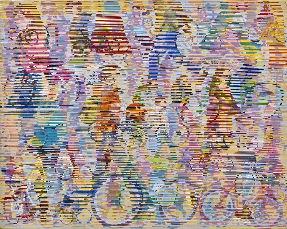 Un movimiento ciclista lleno de energía de Jukyong Park