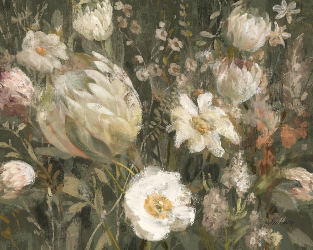 Ábitos de proteas, tapiz de Julia Cheney de Julia Cheney