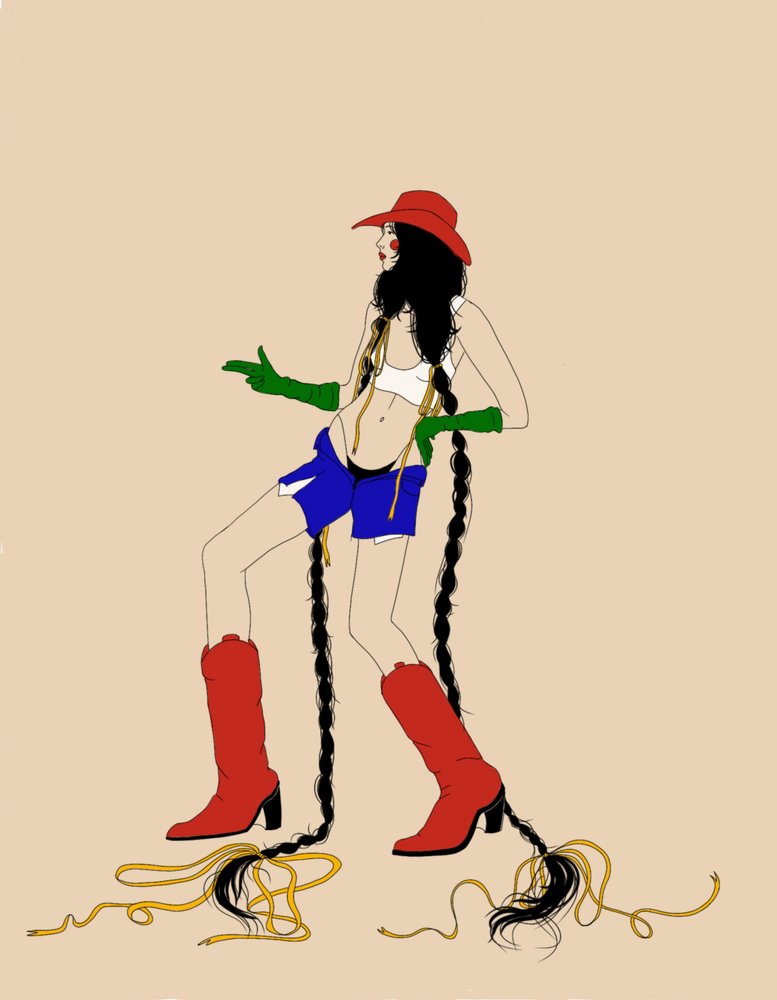Estilo vaquero moderno de Juliana Kokolari
