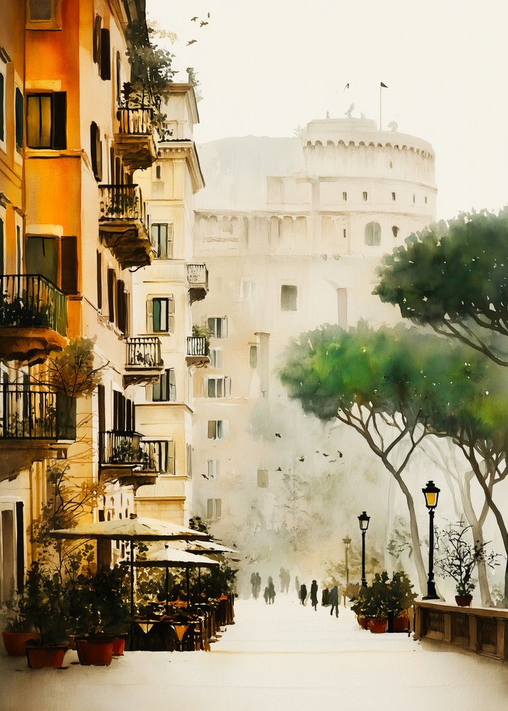 Encantadora vista de Roma de Justyna Jaszke