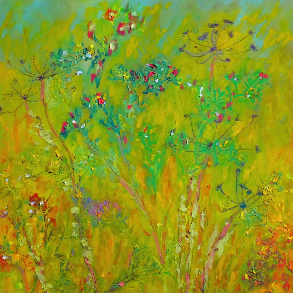 Campo colorido de flores silvestres de Justyna Jaszke