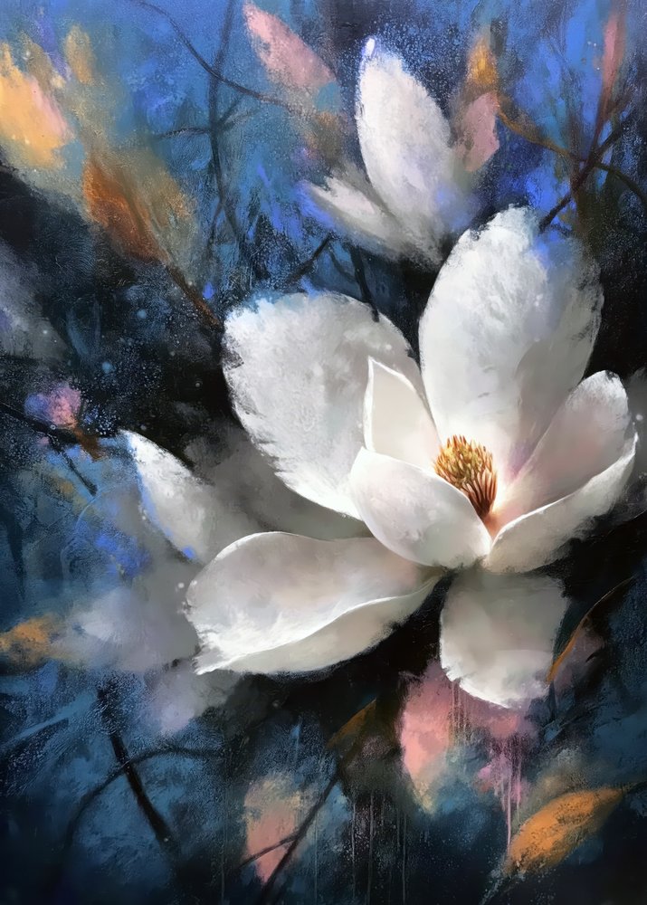 Elegante Magnolia Bloom de Justyna Jaszke