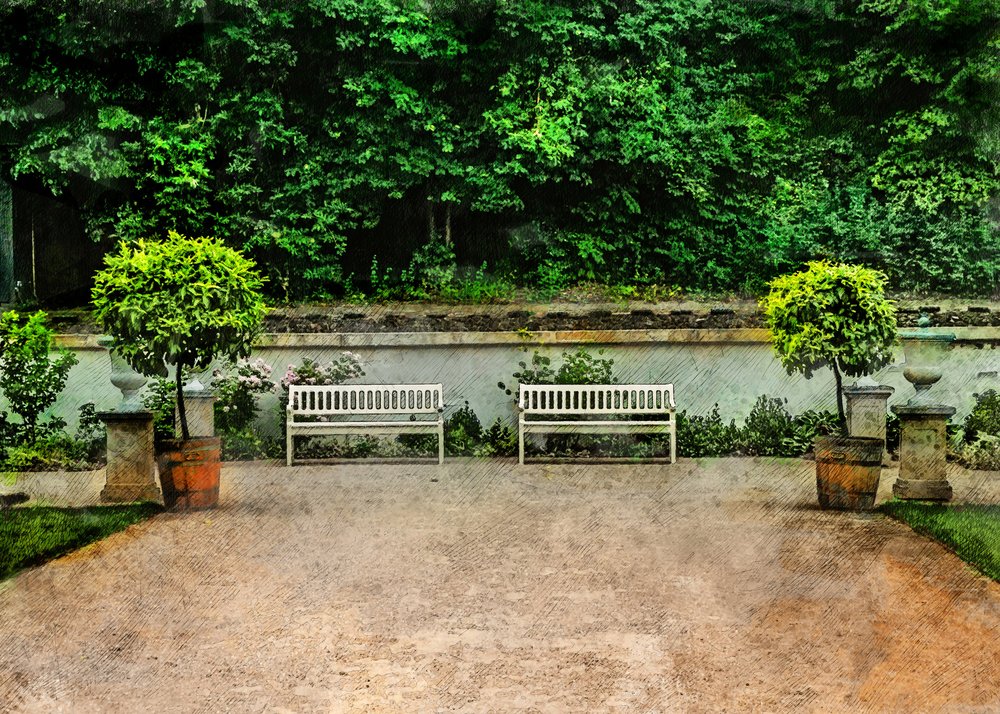 Bancos de jardín «Serene» de Justyna Jaszke