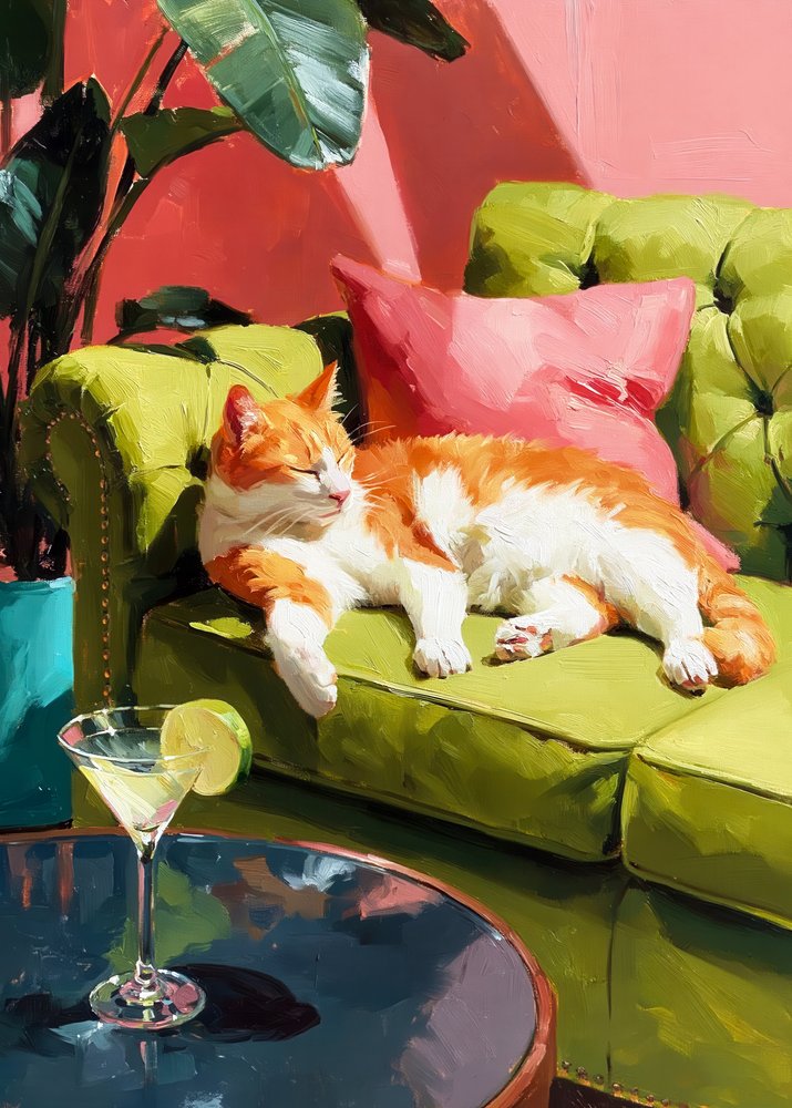 Martini «Sunny Cat» de Justyna Jaszke