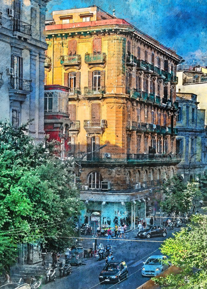 Un rincón de la ciudad lleno de vida de Justyna Jaszke
