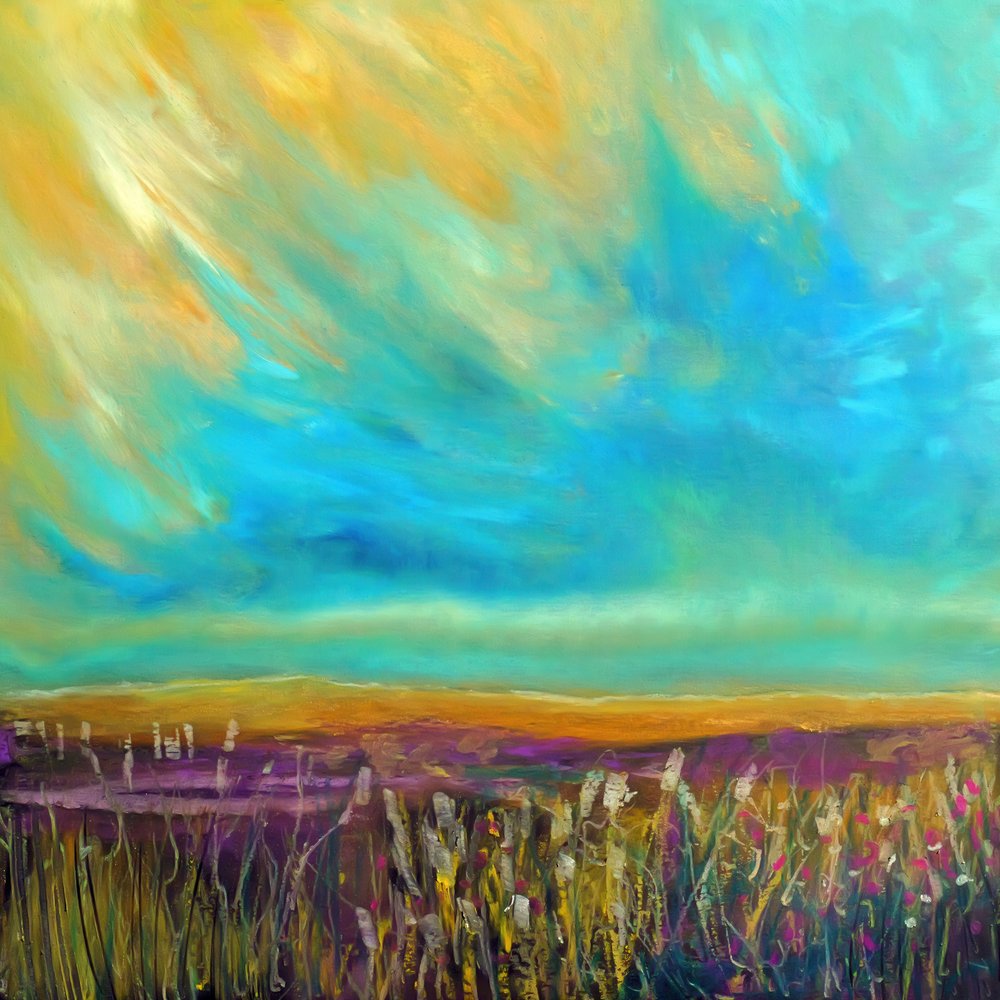 Paisaje de campo vibrante de Justyna Jaszke