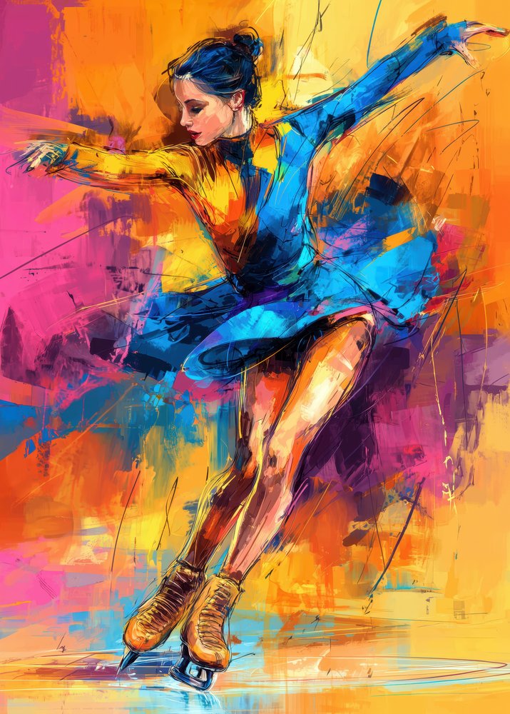 Una patinadora artística llena de energía de Justyna Jaszke