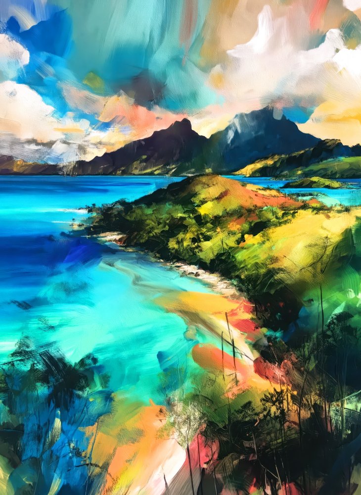 Una costa tropical llena de vida de Justyna Jaszke