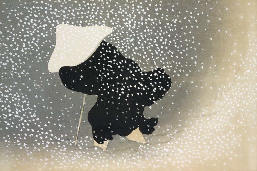 Nieve de Momoyogusa de Kamisaka Sekka