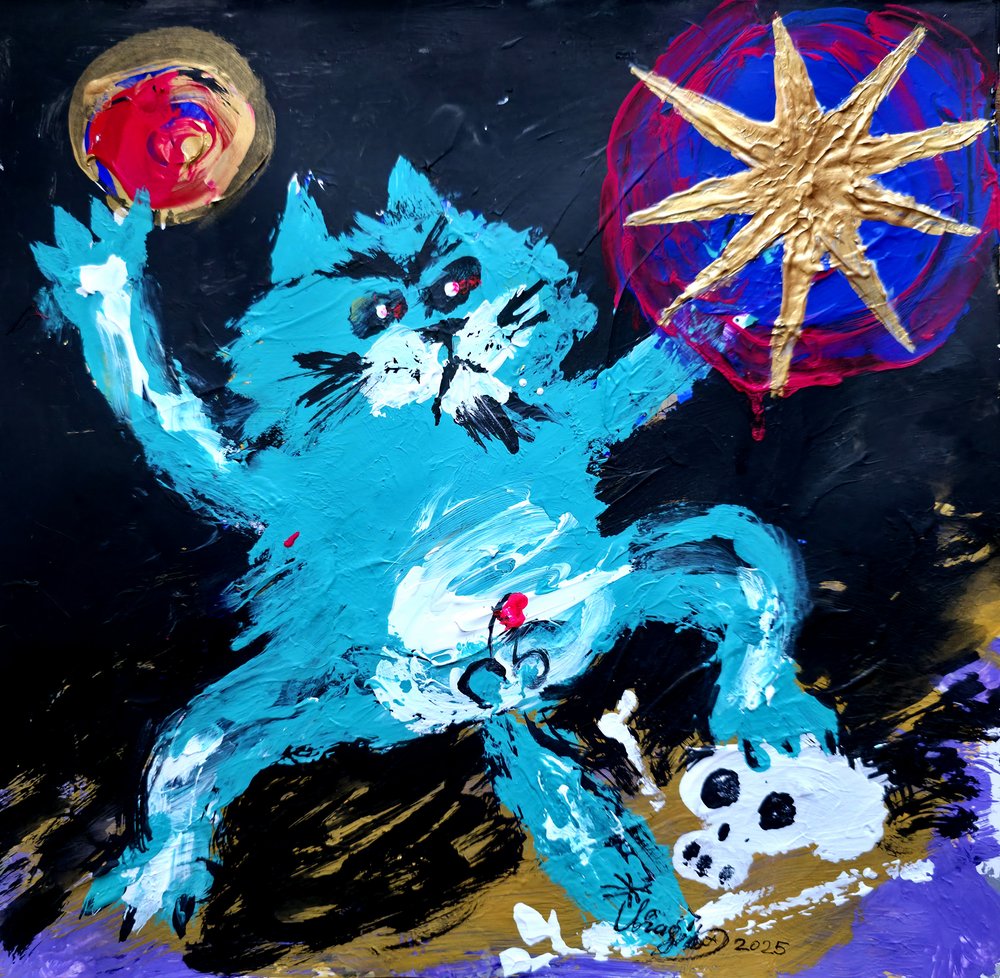 Gato Demonio Azul de Kanat Ibragimov