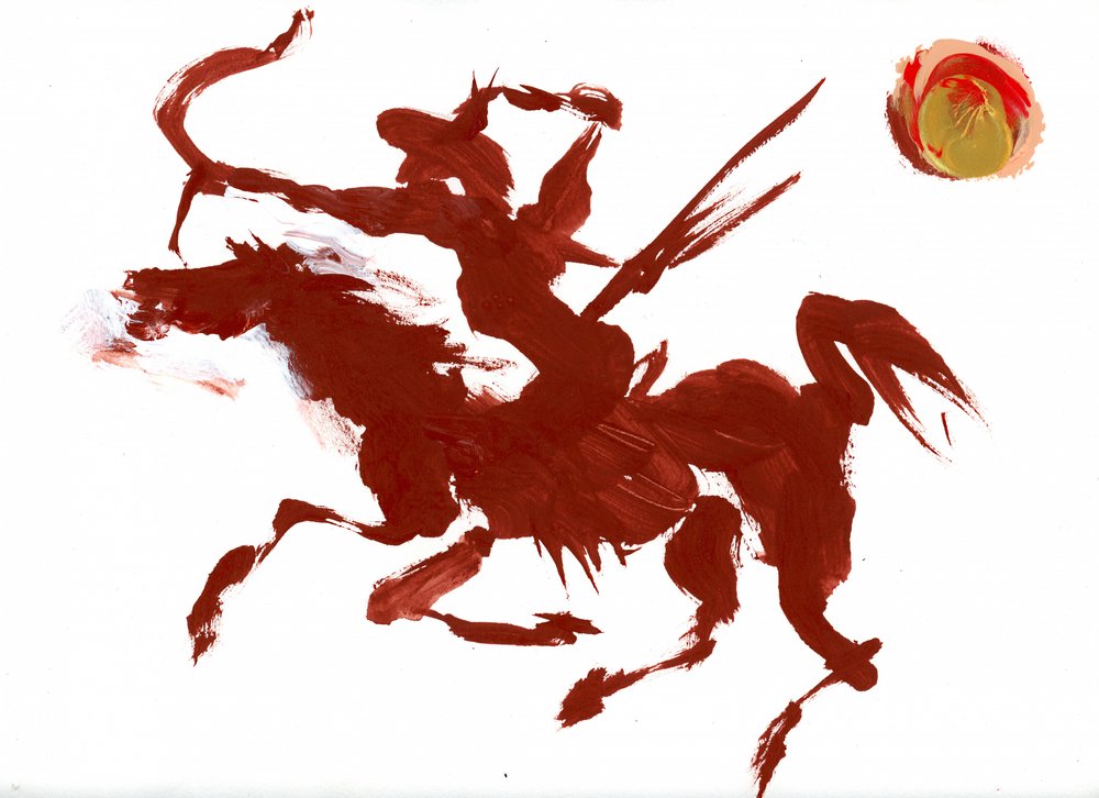 Arquero a caballo dinámico de Kanat Ibragimov