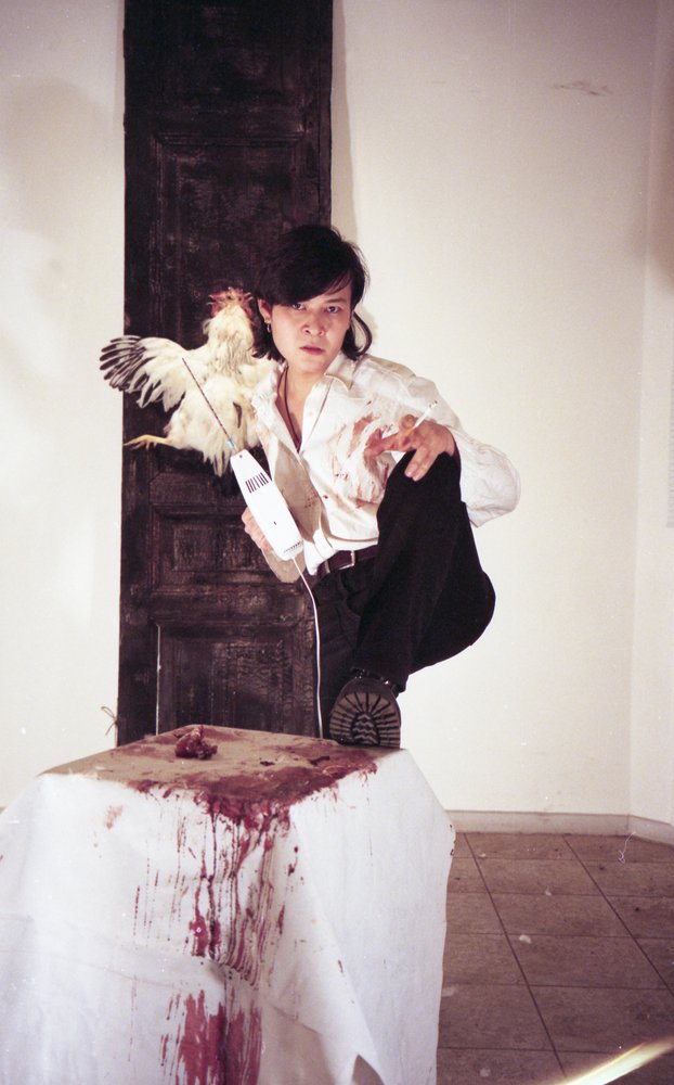 Espectáculo ritual intenso de Kanat Ibragimov