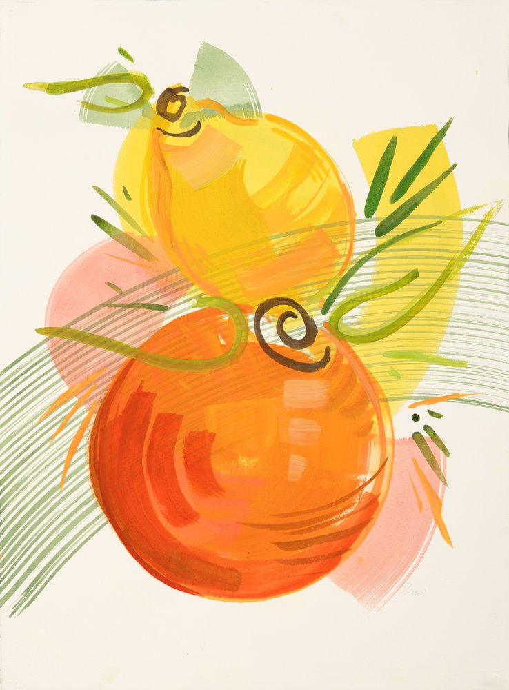 Frutas cítricas de colores vivos de Kristin Cronic