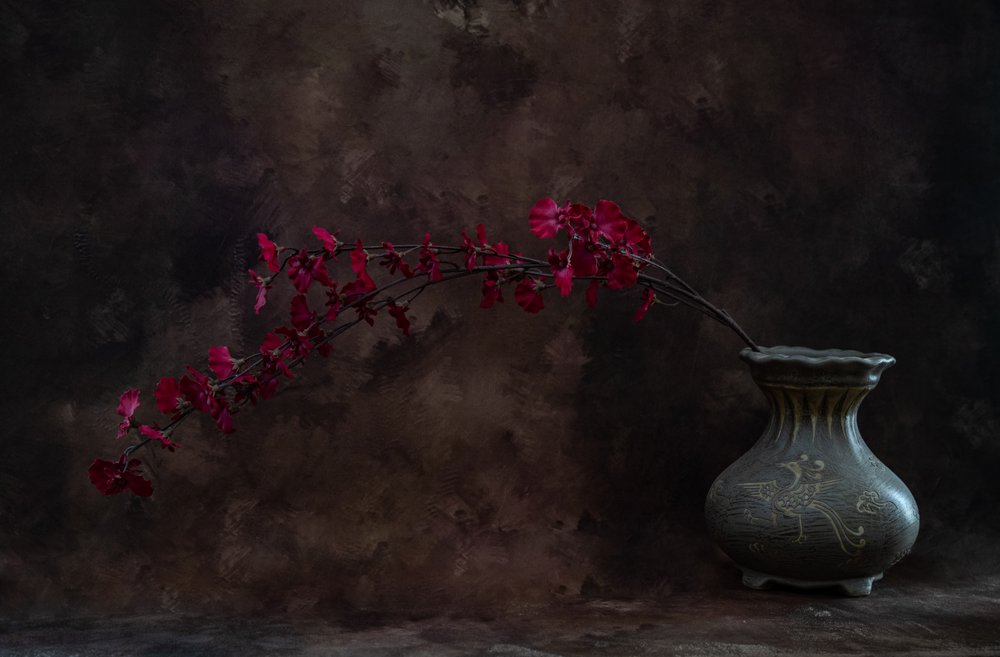 Flor roja de LM Meng