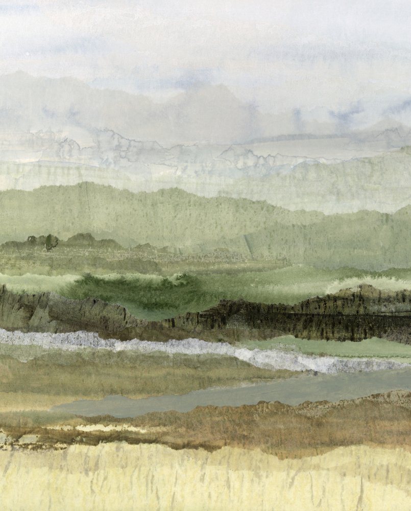 Paisaje verde en capas de Lara Eckerman