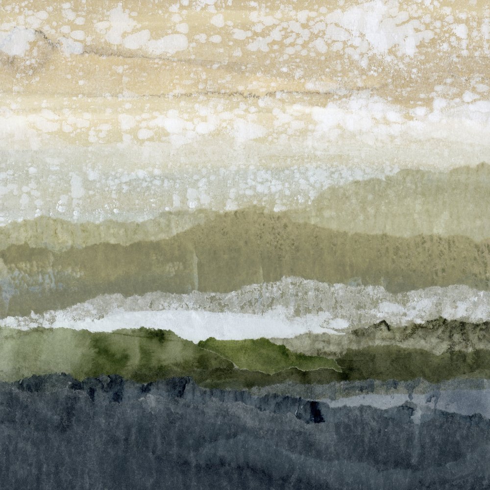 Paisaje montañoso en capas de Lara Eckerman