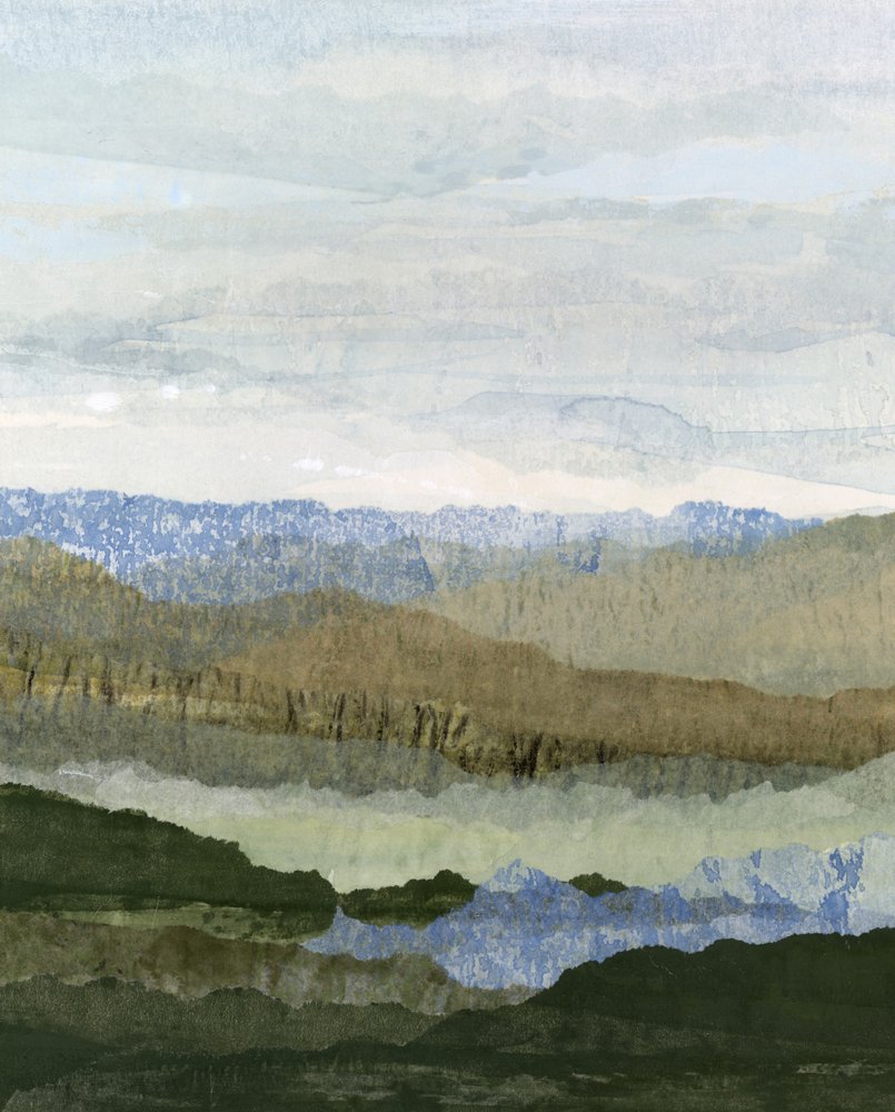 La serenidad de las montañas en capas de Lara Eckerman