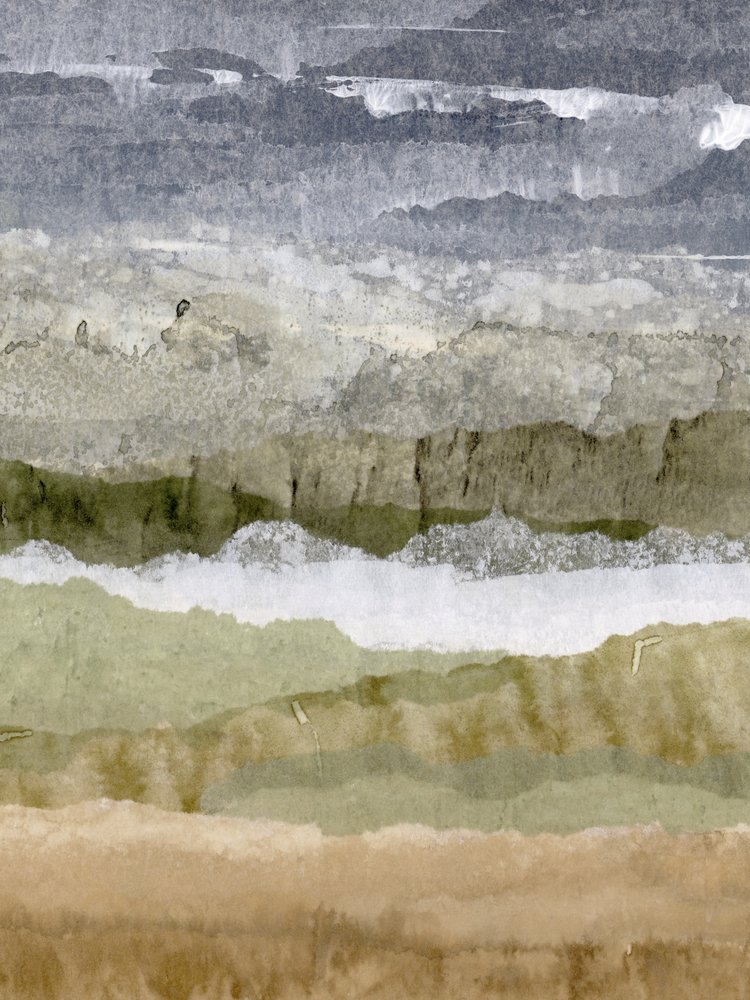 Paisaje en tonos apagados y superpuestos de Lara Eckerman