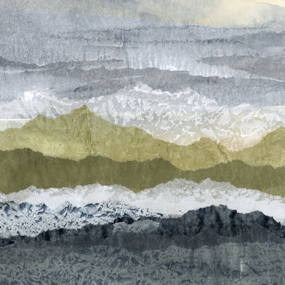 Horizonte montañoso en tonos apagados de Lara Eckerman