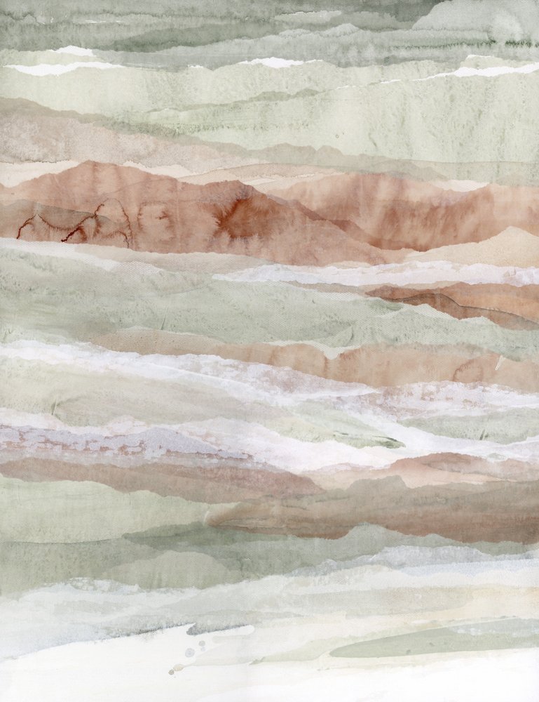 Capas de montaña en tonos apagados de Lara Eckerman